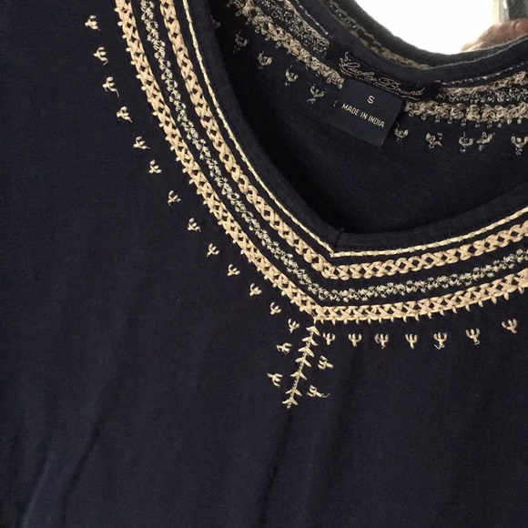 Lucky brand navy blue top - Picture 3 of 4